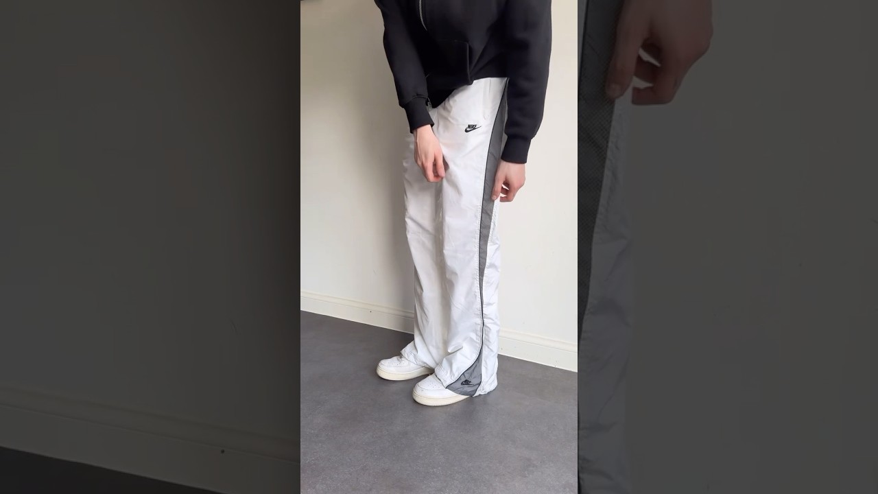 Эти спортивные штаны Nike 😍 #мода #мешковатая #одежда