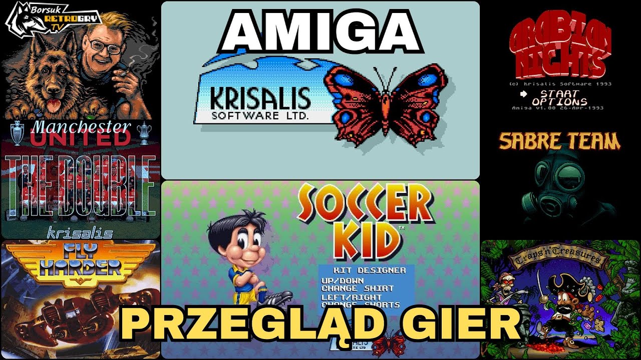Borsuk Retro Gry TV: AMIGA - Przegląd Gier Firmy KRISALIS SOFTWARE / TEQUE SOFTWARE #2 (Gość: QURT)