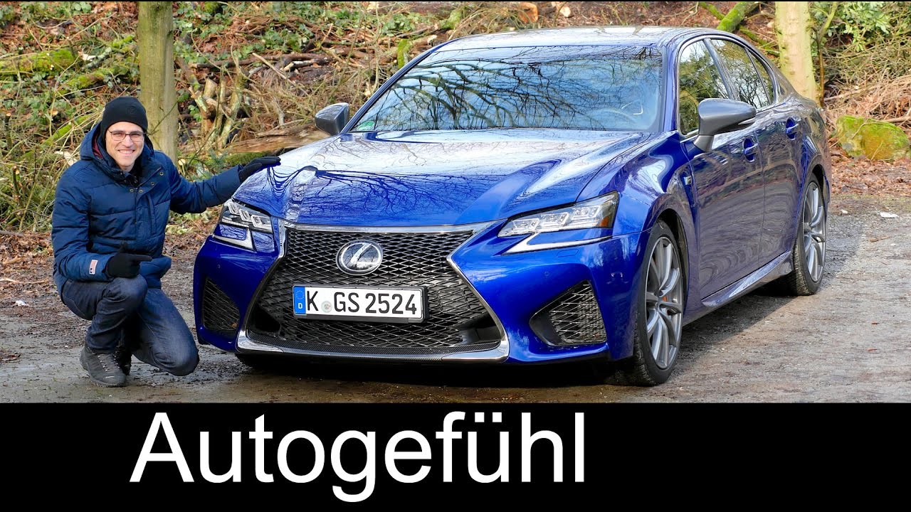 Lexus GS F V8 FULL REVIEW test driven Autobahn Sound & Acceleration 2017 - Autogefühl