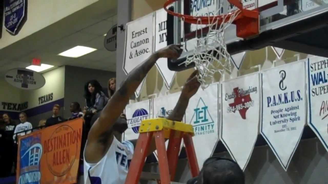 Tarleton Basketball 2012 Net Cutting Ceremony