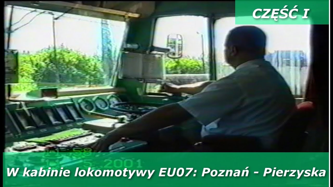W kabinie maszynisty EU07 - Poznań Gł&oacute;wny - Pierzyska [1/2]
