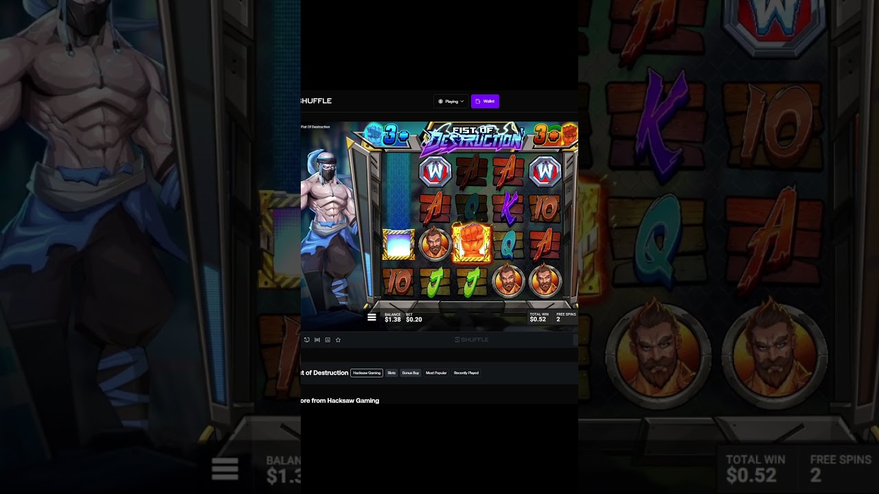 fist of destruction 20$ BONUS BUY  (shuffle.com)