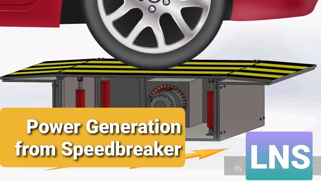 Power Generation Using Speed Breaker mini model Engineering Project