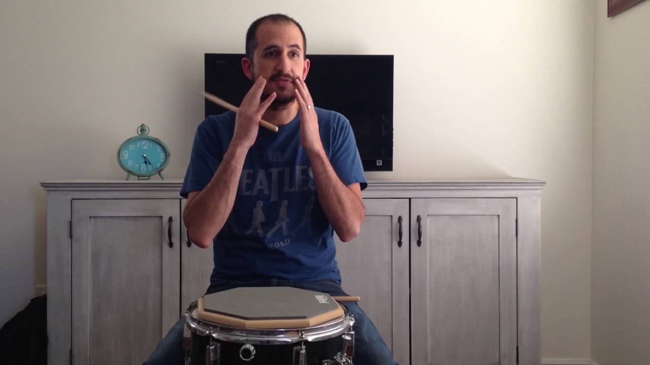Drum Set Lessons for Kids - How to play the Full Stroke (or Legato Stroke)