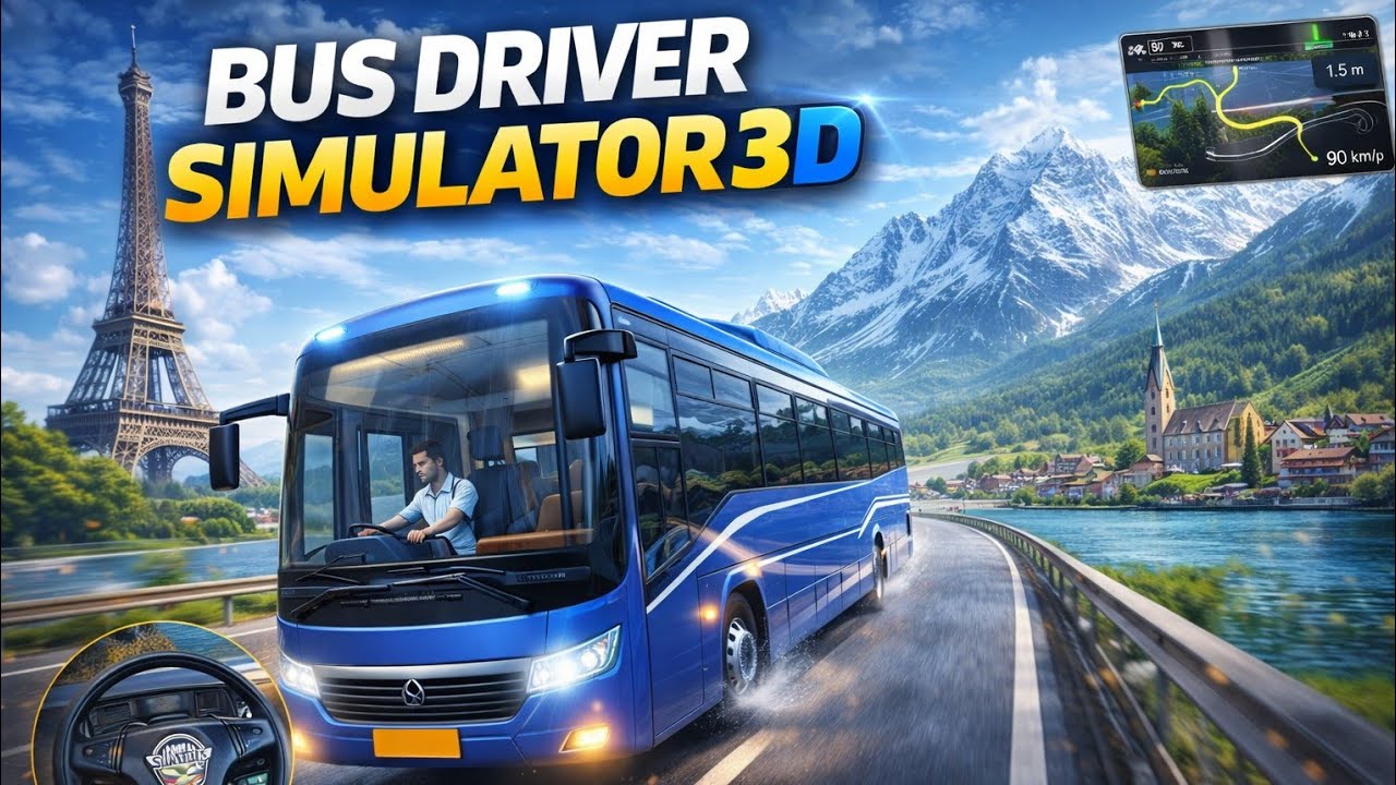 Indian Bus Simulator 😍 Dangerous Roads & Passenger Pickup | Real Bus Driving Gameplay Hindi