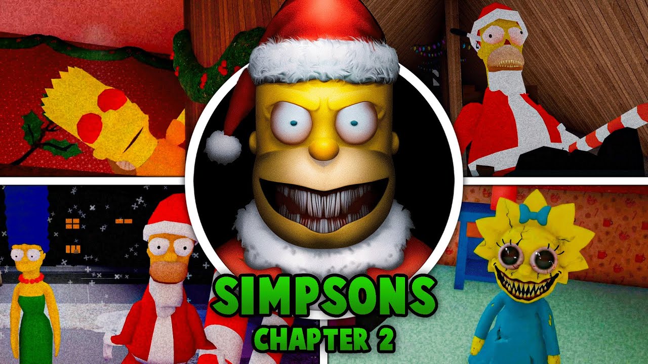 Simpsons CHAPTER 2 [HORROR]  - Full Game Walkthrough + Ending (Roblox Showcase)