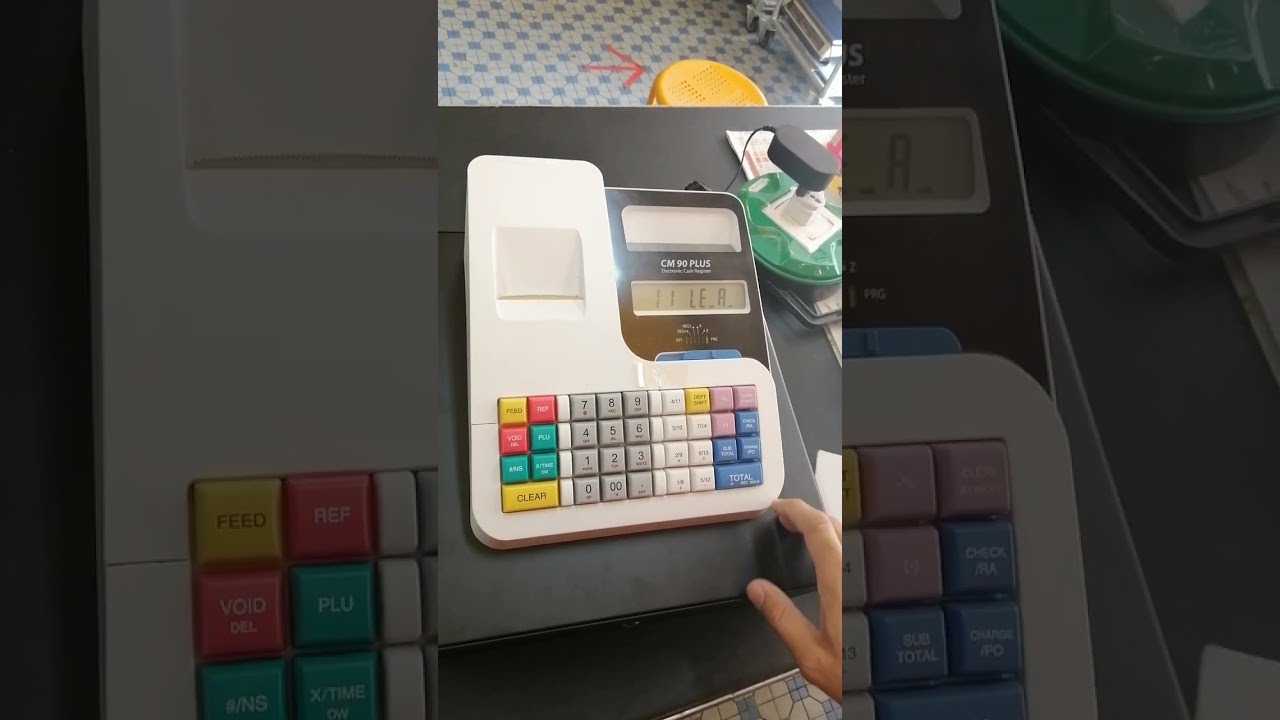 CashRegister Olympia cm90 How to Set Company name Part 4 HKT61038