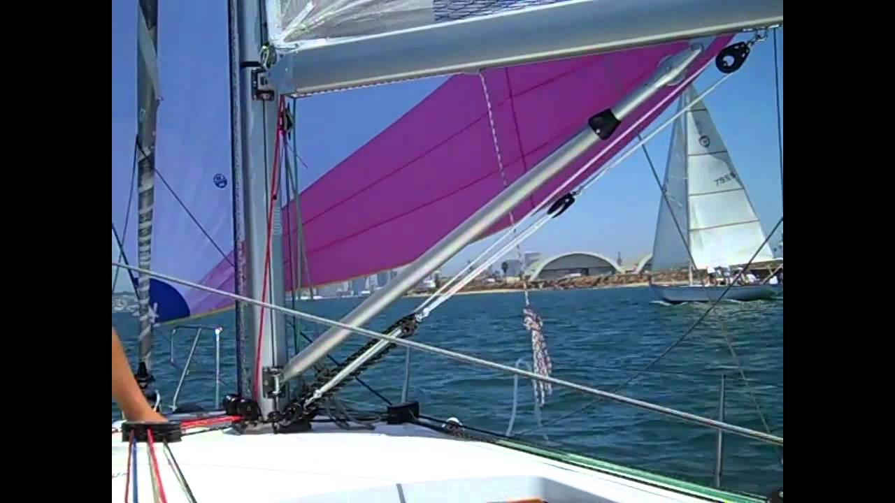 Beneteau First 30 bay race in San Diego