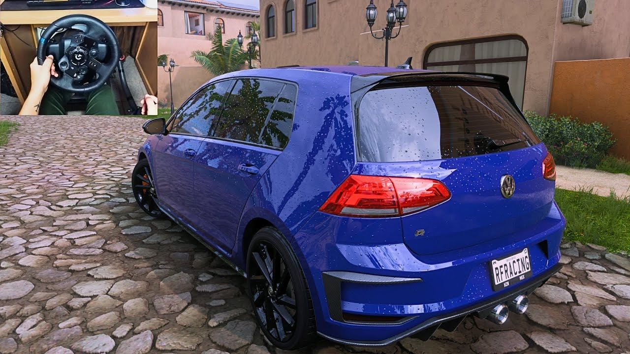 541HP GOLF R 2021 - Forza Horizon 5 | Logitech G923 Steering Wheel