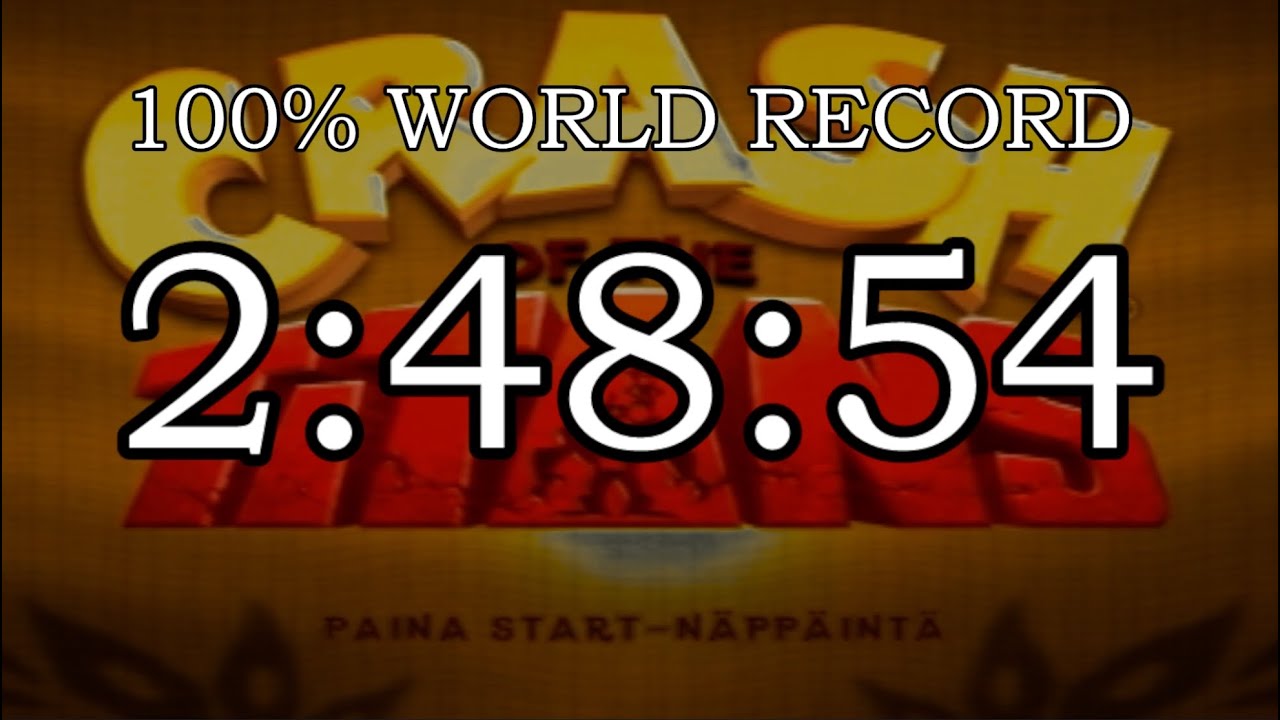 Crash of the Titans 100% Speedrun in 2:48:54