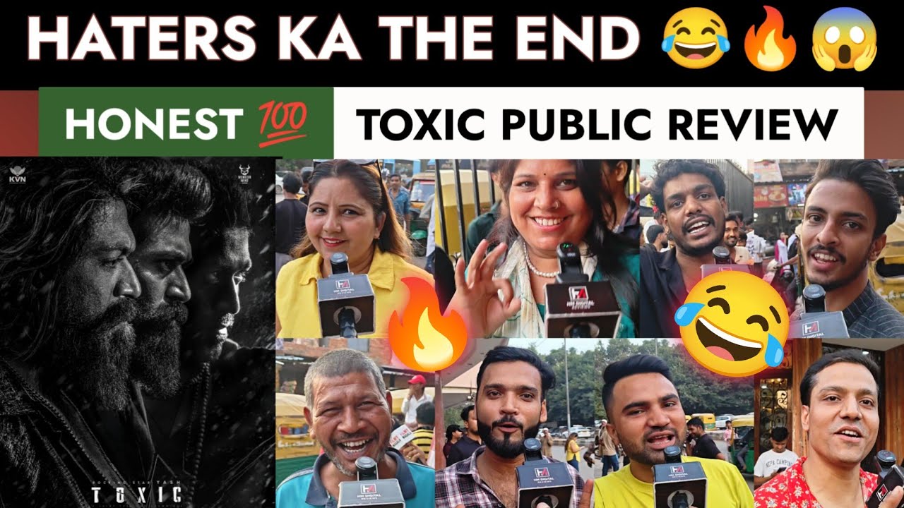 Toxic public review | Haters GONE Yash WON 🔥 | Rocking Star Yash | toxic review | toxic public talk 
