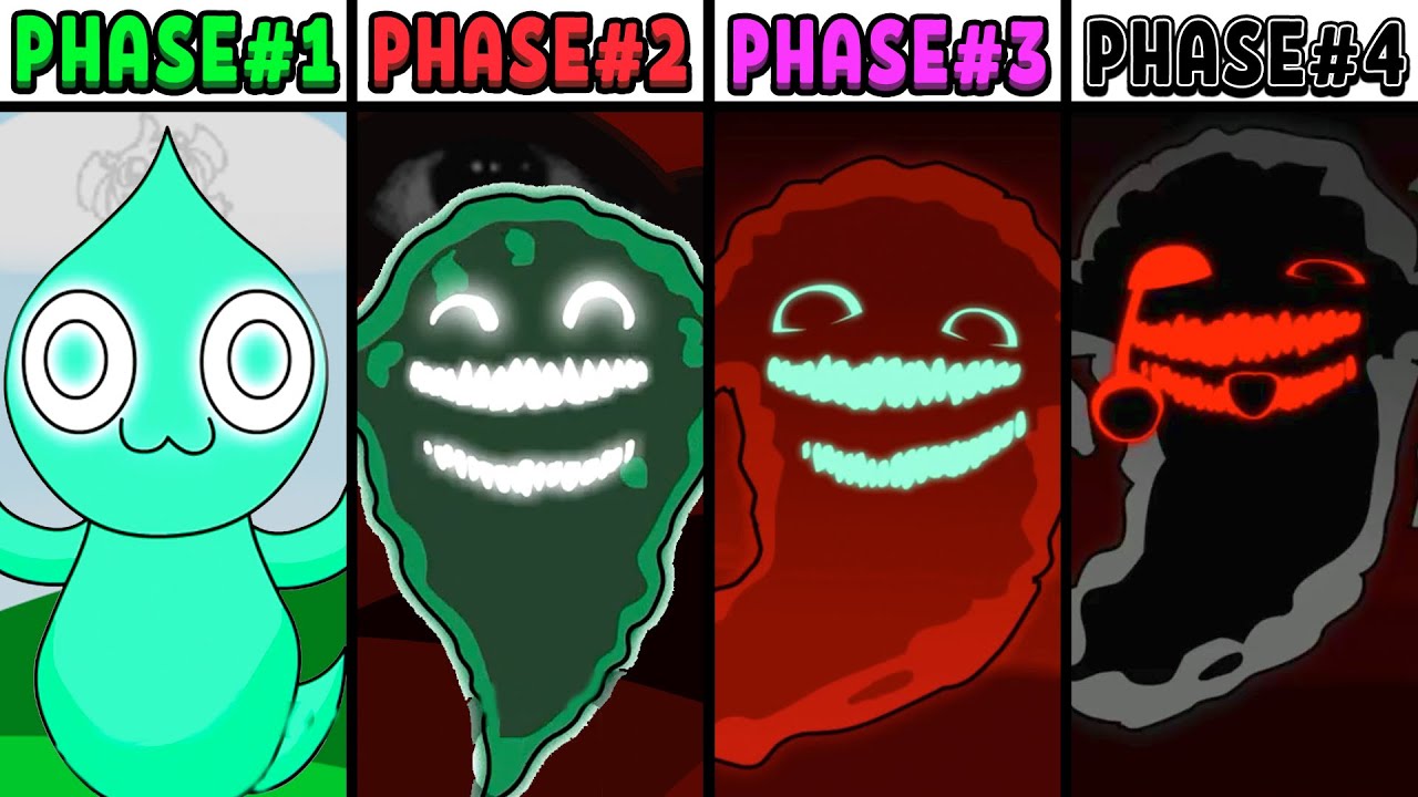 All Phases in New Incredibox Sprunki Oc of Ghostly: From Phase 1 to Phase 4