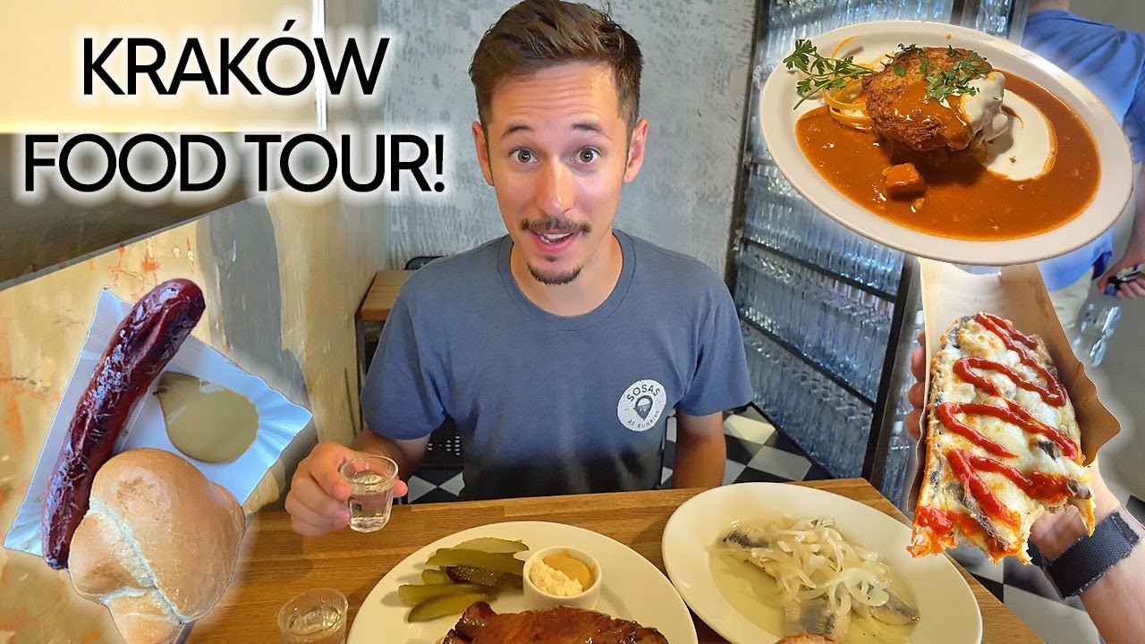 БОЛЬШОЙ гастрономический тур по Кракову! | Всё, что вам нужно поесть и посмотреть в Кракове