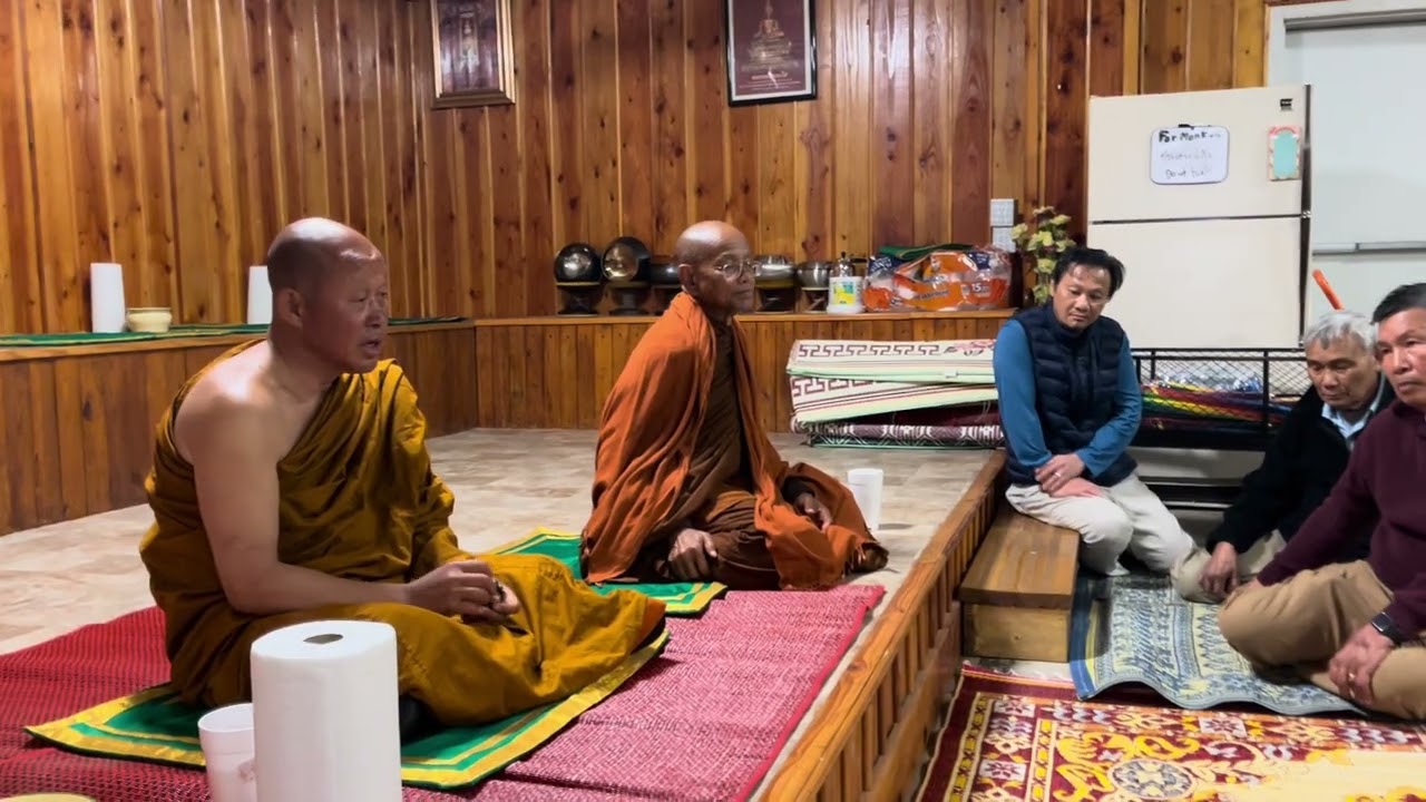Walk For Peace Monks explain about the Journey in Lao - Most Venerable Khamvanh Phignmaivong and Ven