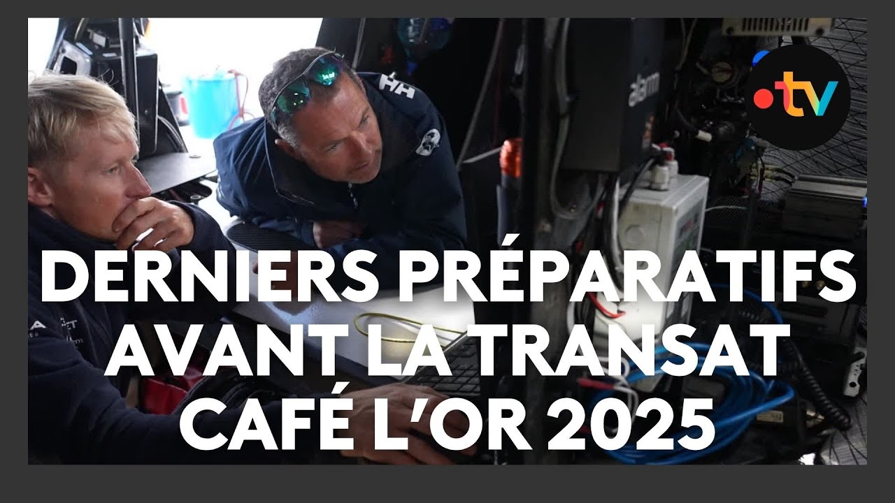 Transat Caf&eacute; L'Or 2025 : les derniers pr&eacute;paratifs du duo Romain Attanasio et Maxime Sorel
