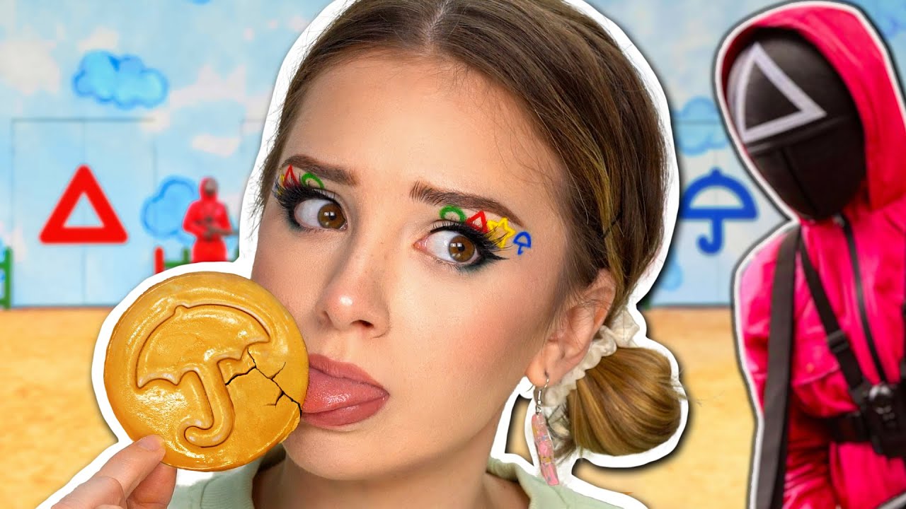 Я попробовал игру Squid Game Dalgona Candy Challenge