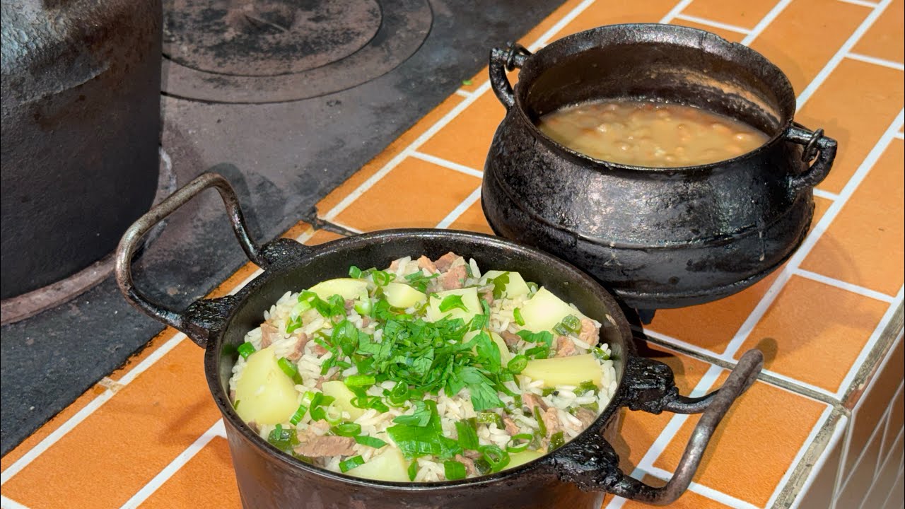 ARROZ COM PICADINHO DE CARNE E BATATA NO ALMOÇO DE HOJE 