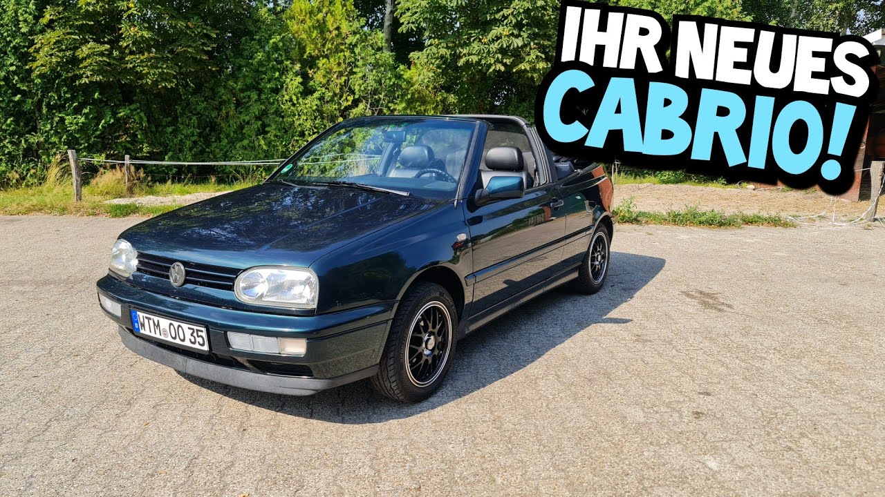 KINDHEITSTRAUM ERFÜLLT! |  GOLF 3 Cabrio | Classic Edition | Rhea's Geburtstagsgeschenk | Mr. Moto