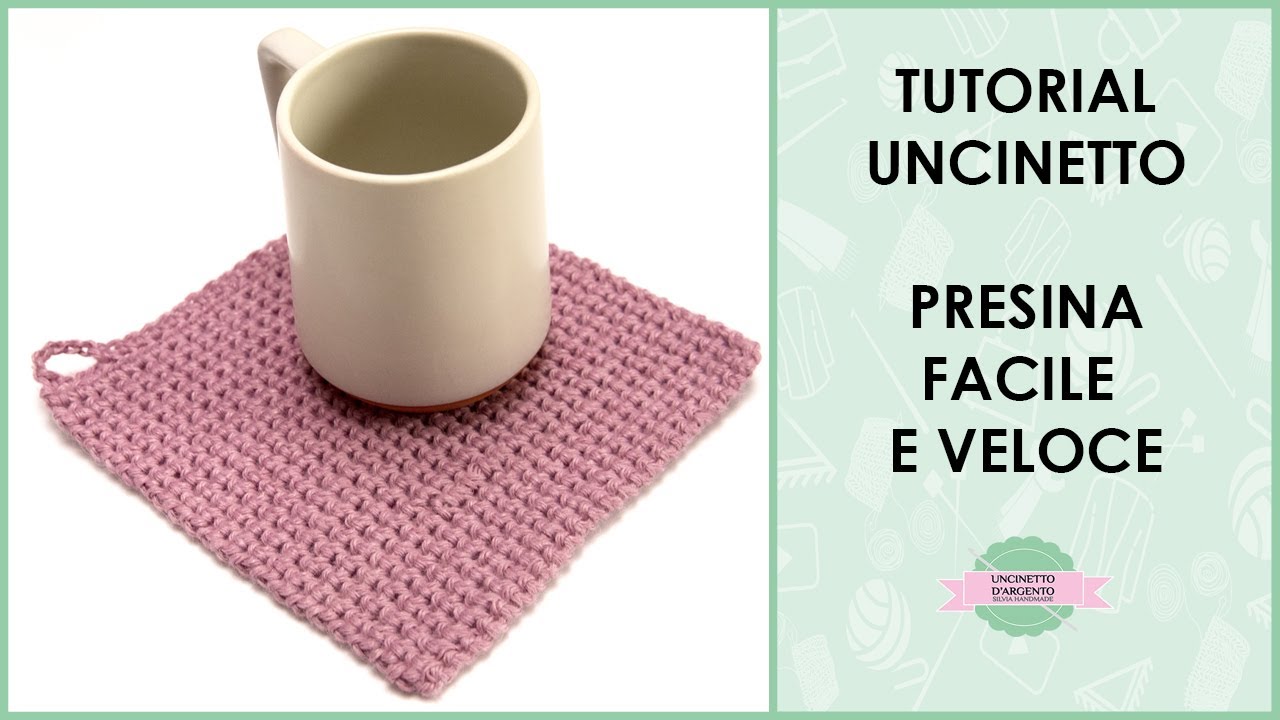 Presina ad uncinetto facile e veloce | Maglia bassa termica | Uncinetto d'Argento