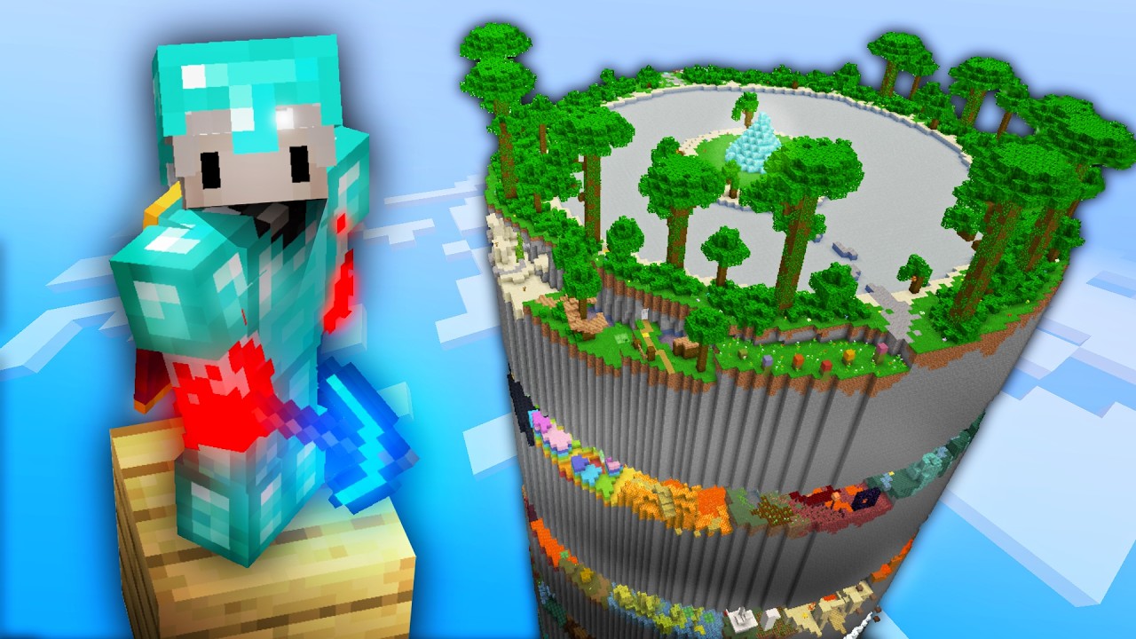 J'ai Construit la PLUS GRANDE COURSE Minecraft !