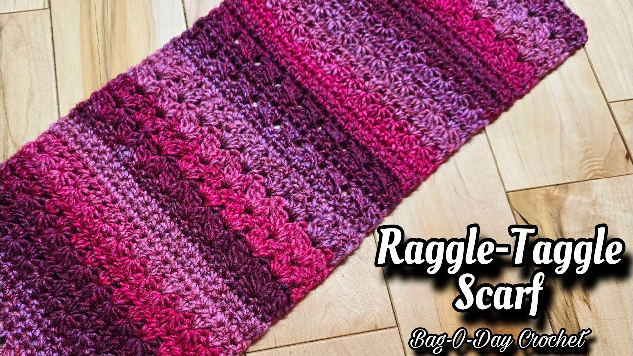 Crochet Multi Stitch Scarf Tutorial - Use Any Yarn - 