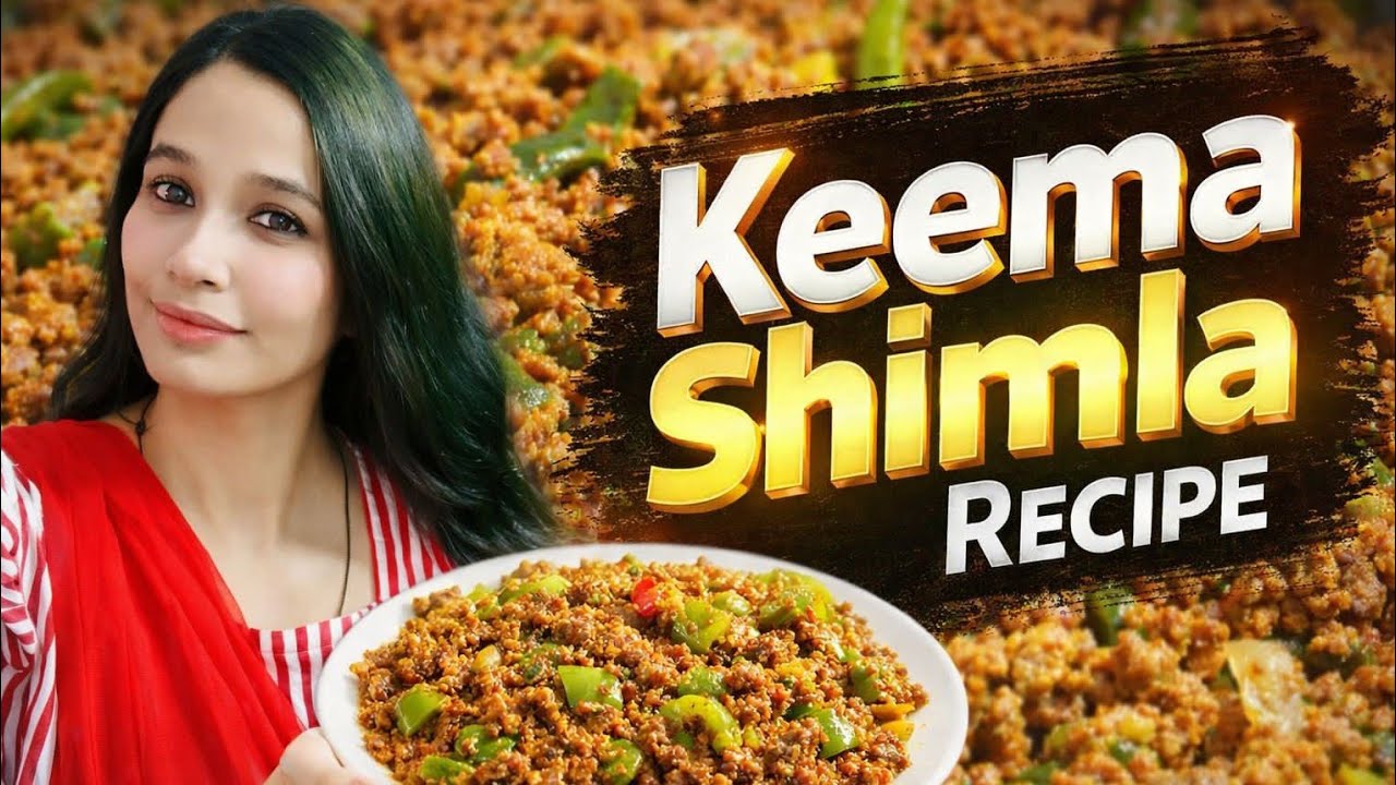 Delicious Keema Shimla Mirch – A Perfect Desi Delight 🍽️