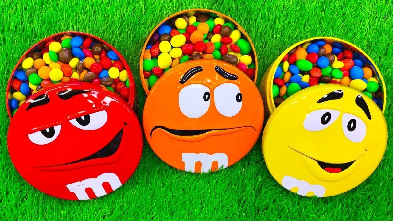 ASMR Most Popular Candy / some lots of colorful rainbow lollipop / unpacking chocolate eat