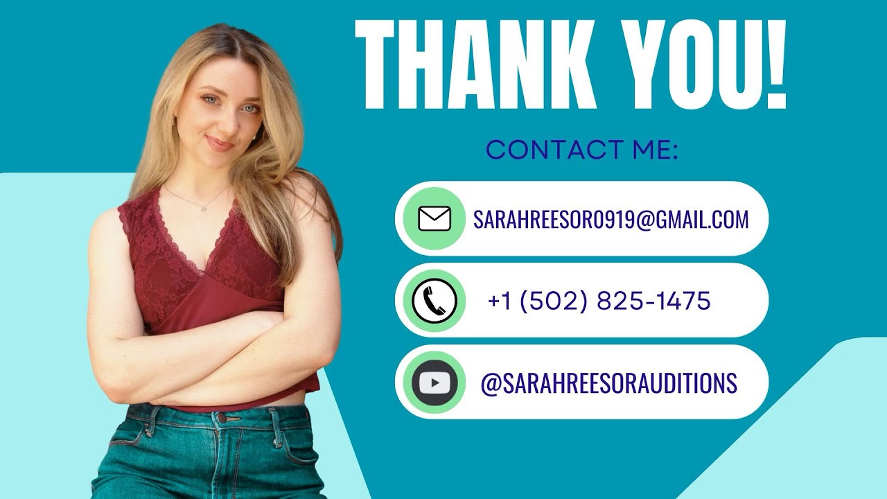 Sarah Reesor - Audition Tapes