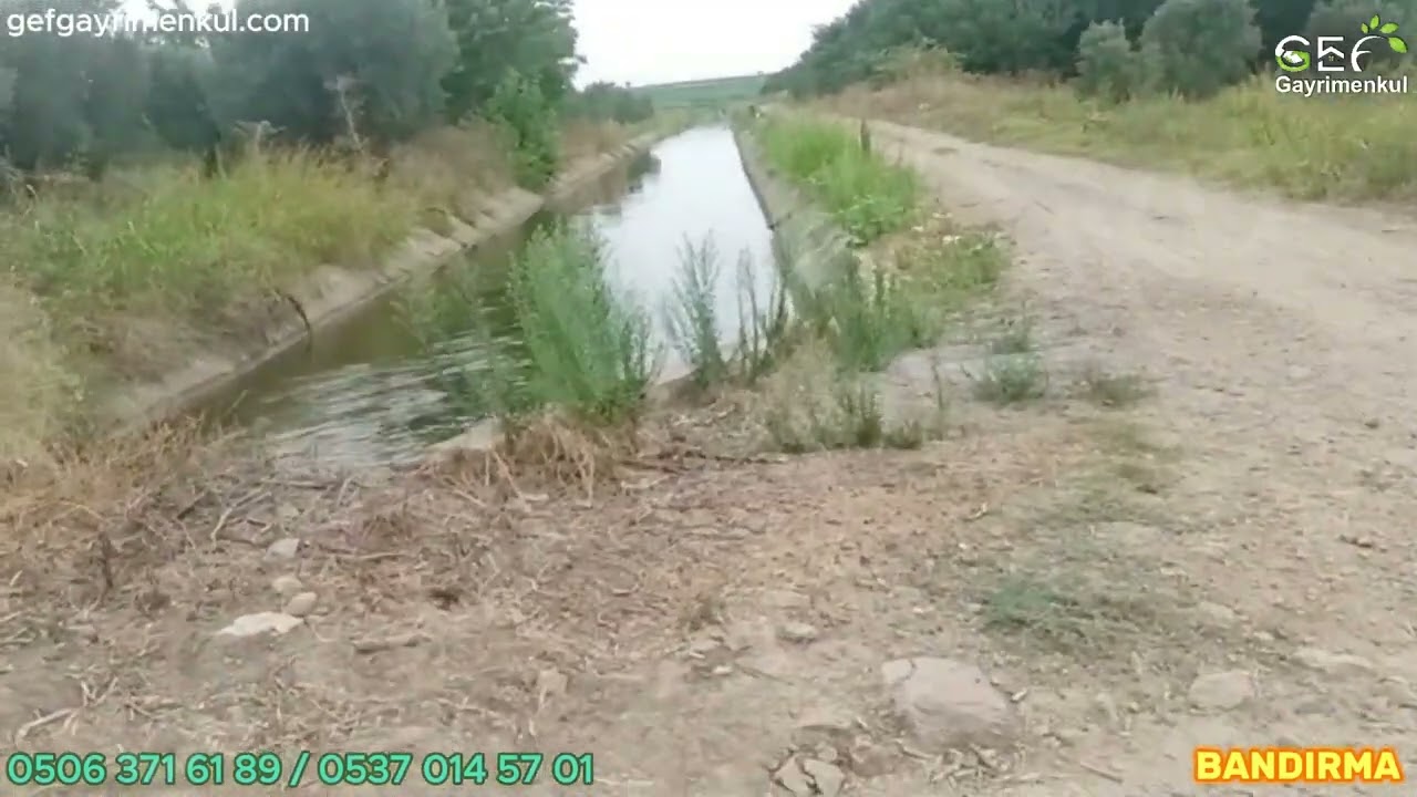 Bandırma'da 580 m2 Kırmızı Toprak, Sulama Sistemi Olan, Her Türlü Üretim İçin Uygun Tarla #share