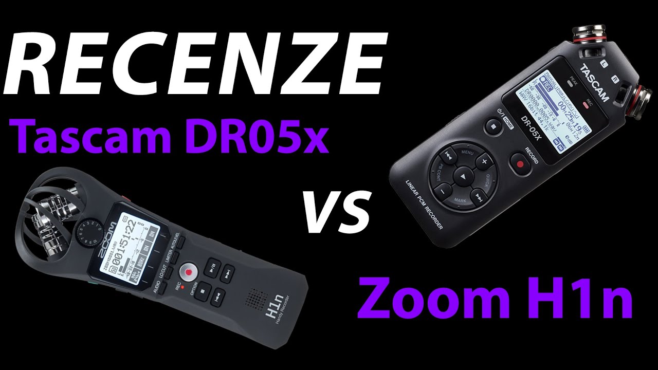 Recenze nejlevnějších audio rekordérů Tascam DR05x a Zoom H1n - který je lepší?