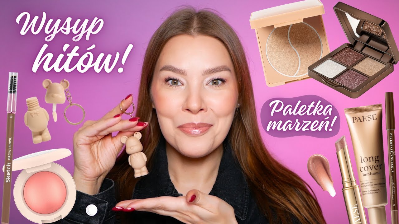 Paleta z BŁYSKAMI z kosmosu, RÓŻ niczym Rare Beauty za MNIEJ niż 20 zł i mega CUTE błyszczyk! 😍