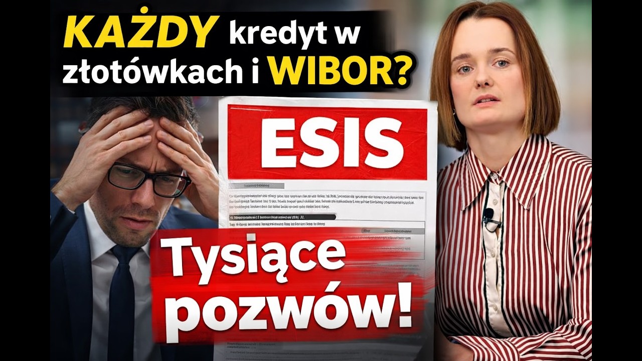 ESIS może podważyć KAŻDY kredyt w złot&oacute;wkach i WIBOR! Tysiące spraw już w sądach