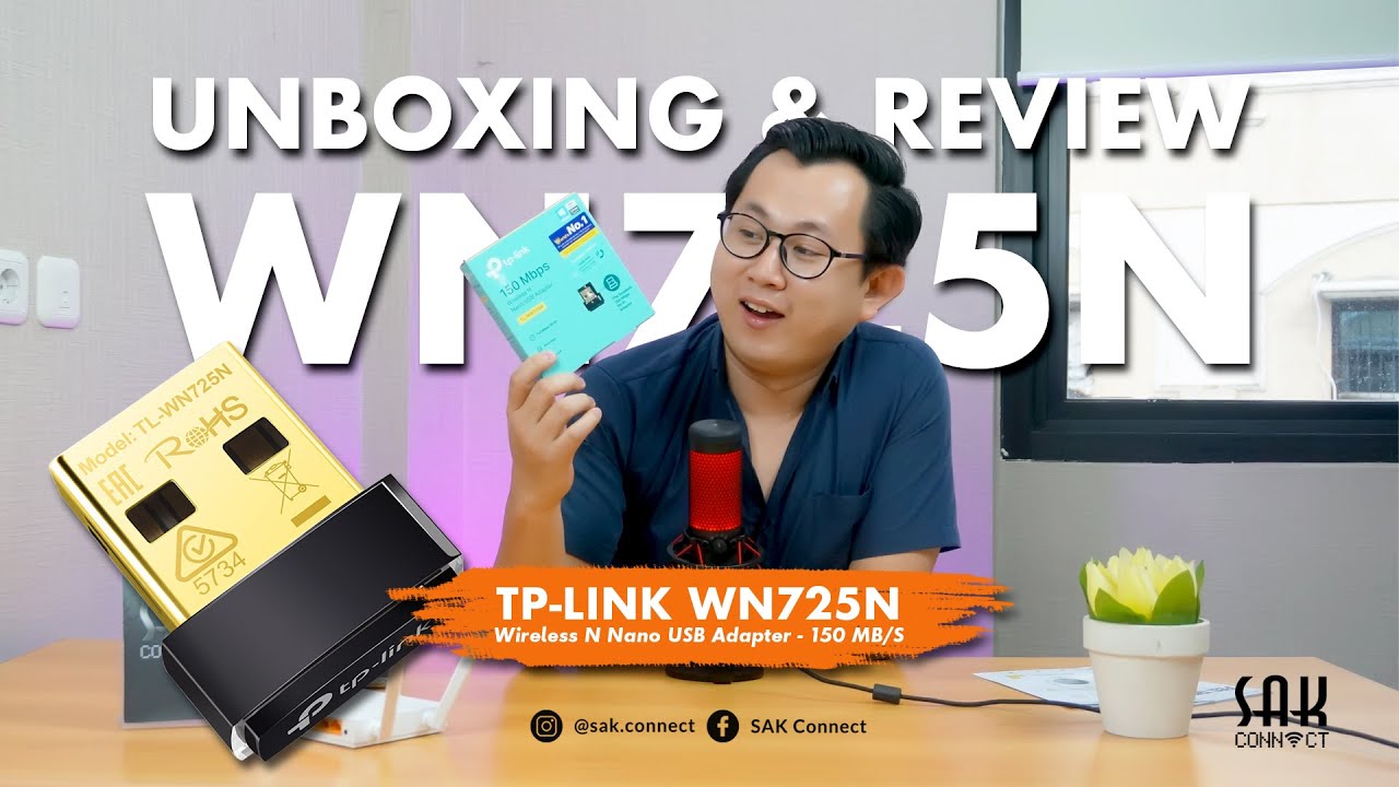 TP Link USB Wifi - TL WN725N Unboxing Dan Review