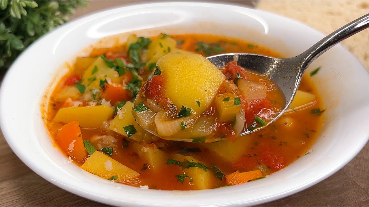 Мой итальянский друг дал мне рецепт легкого картофельного супа! Так вкусно, что захочется еще!