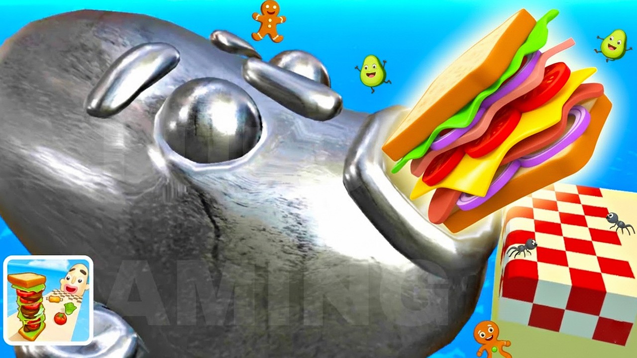SANDWICH RUNNER Gameplay Walkthrough - All Levels (IOS, Android) | Alpha KD