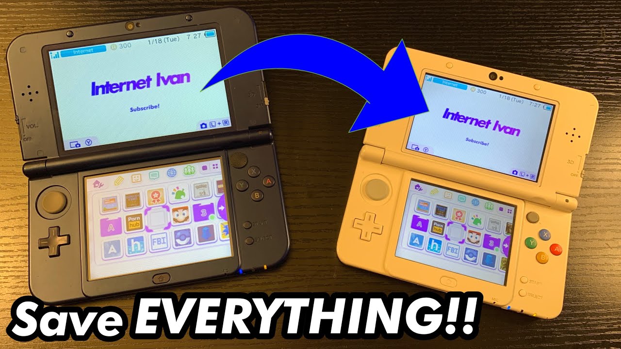 Как я клонировал данные своей 3DS с помощью CFW!!