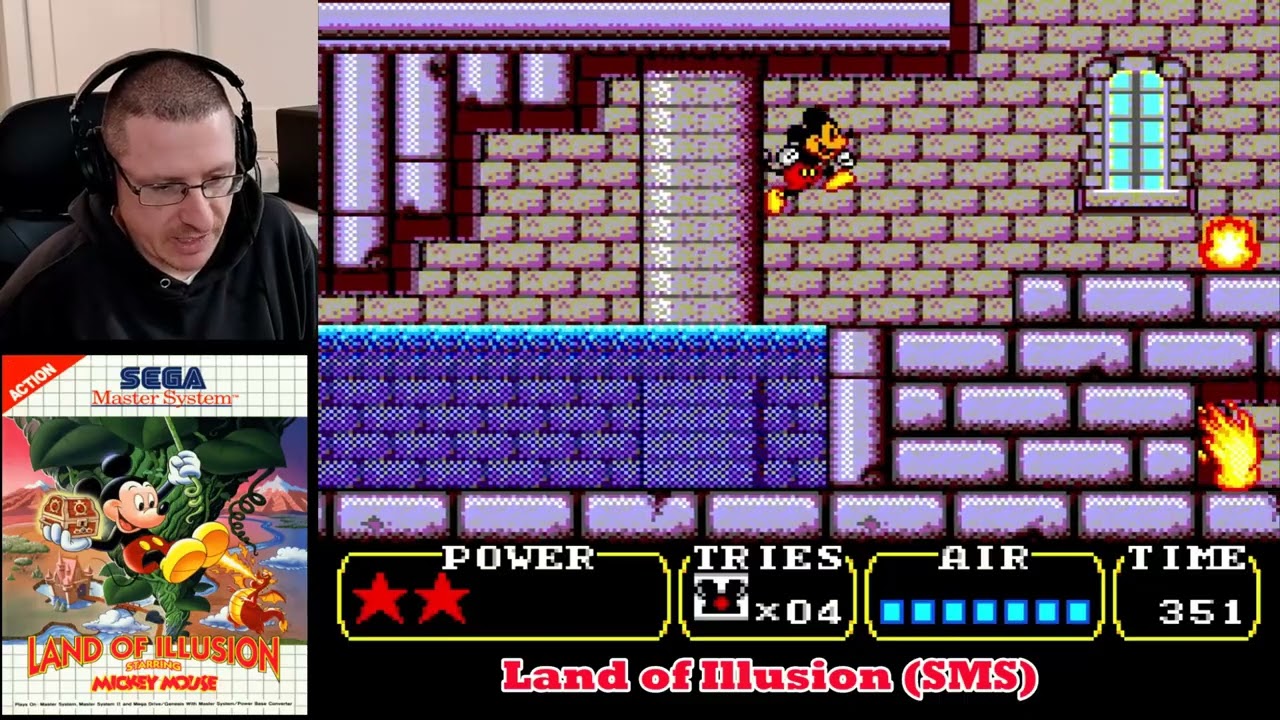 Real Time Playthrough: Land of Illusion Starring Mickey Mouse (SMS)