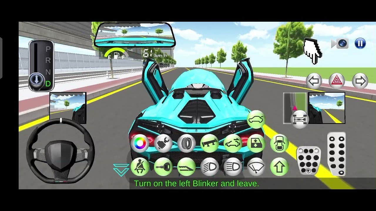 3D Driving Class - New Ferozi Super Sports car In Airport - Funny Car Games - Android Gameplay