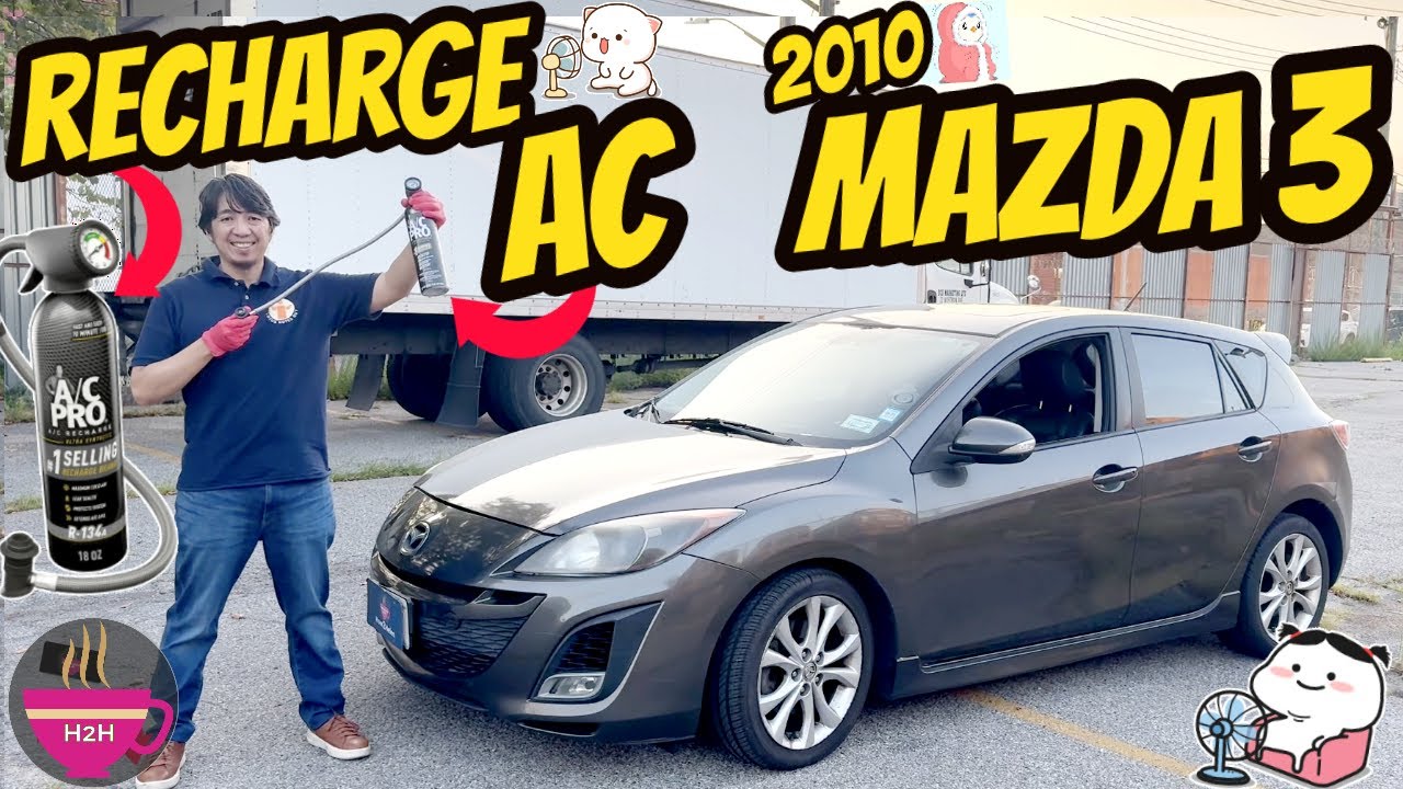 Mazda 3 Low AC Refrigerant Refill / Recharge (aka R134, 134a or freon but not freon) Mazda3 #mazda3
