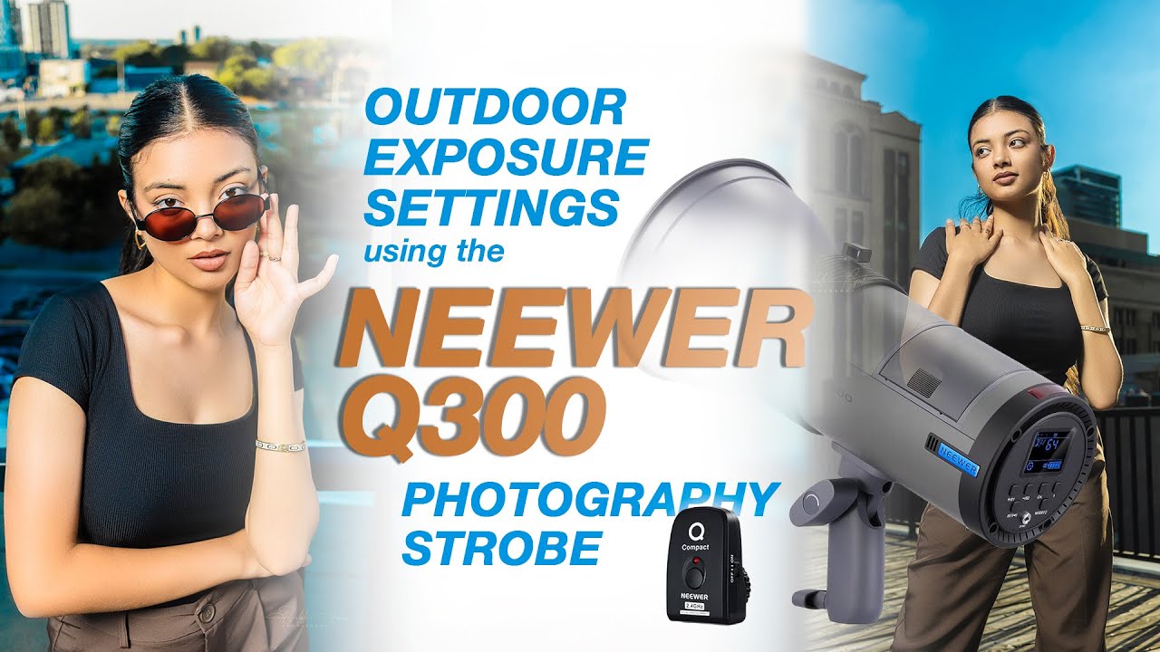Best Exposure Settings for Camera, using the Neewer Q300 Outdoor Photography Strobe  | 2025 Review
