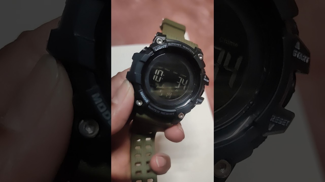 Skmei Original 1384 watch time setting by www.skmeiwatch.in