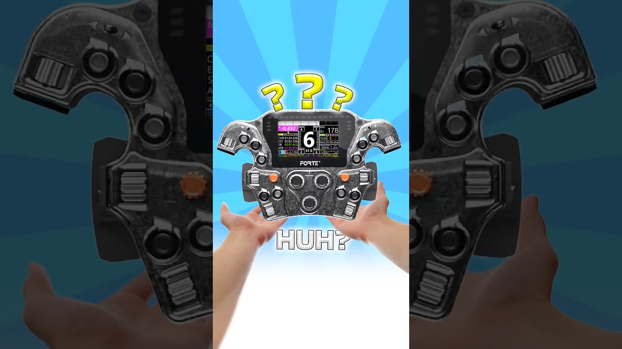 This Sim Racing Wheel Has No Grips&hellip; (Sorta)