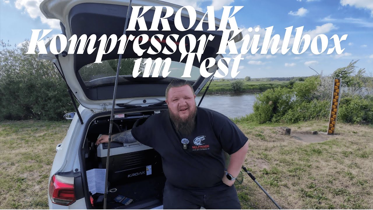 Kompressor Kühlbox im Test - KROAK 45 L - Die Perfekte Kühlbox für Angler?