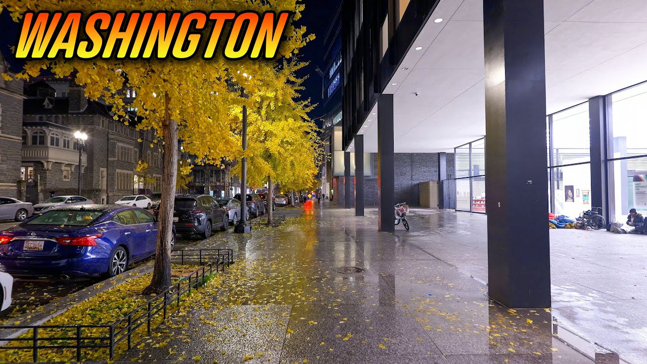 Washington DC | A Beautiful Night Walk in the Capital