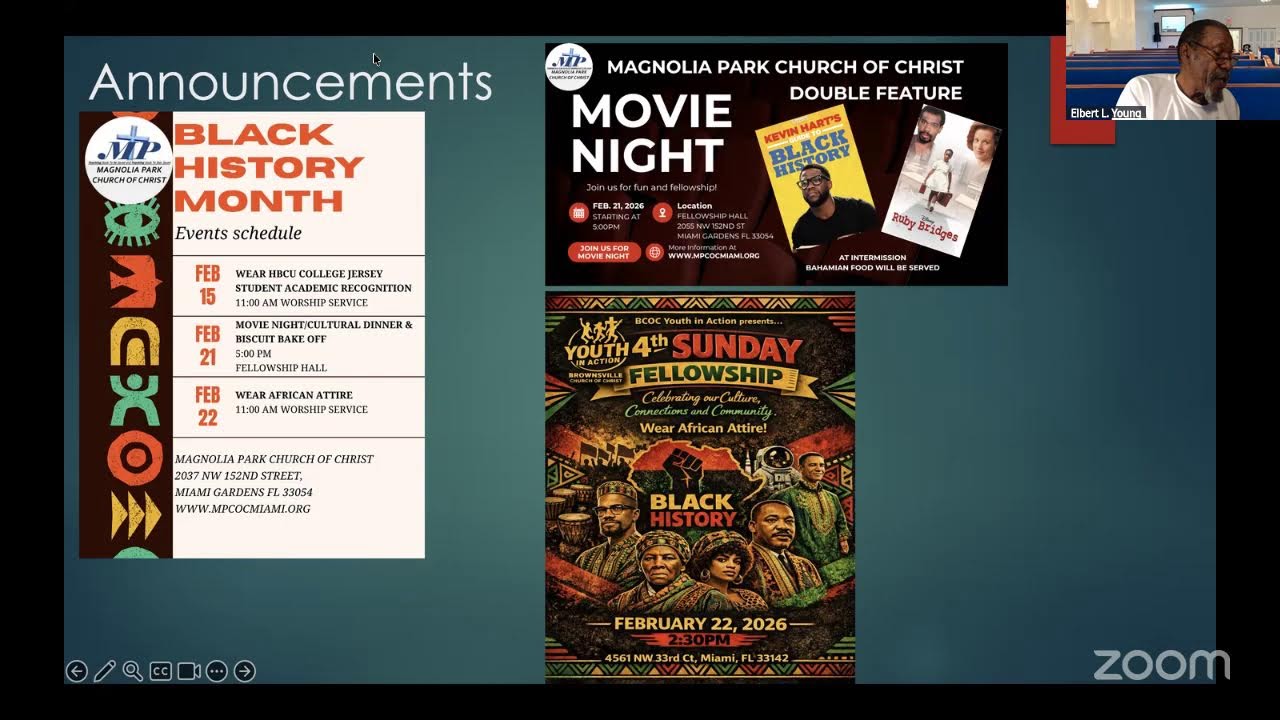 Thursday Night Bible Study - Evangelism Training