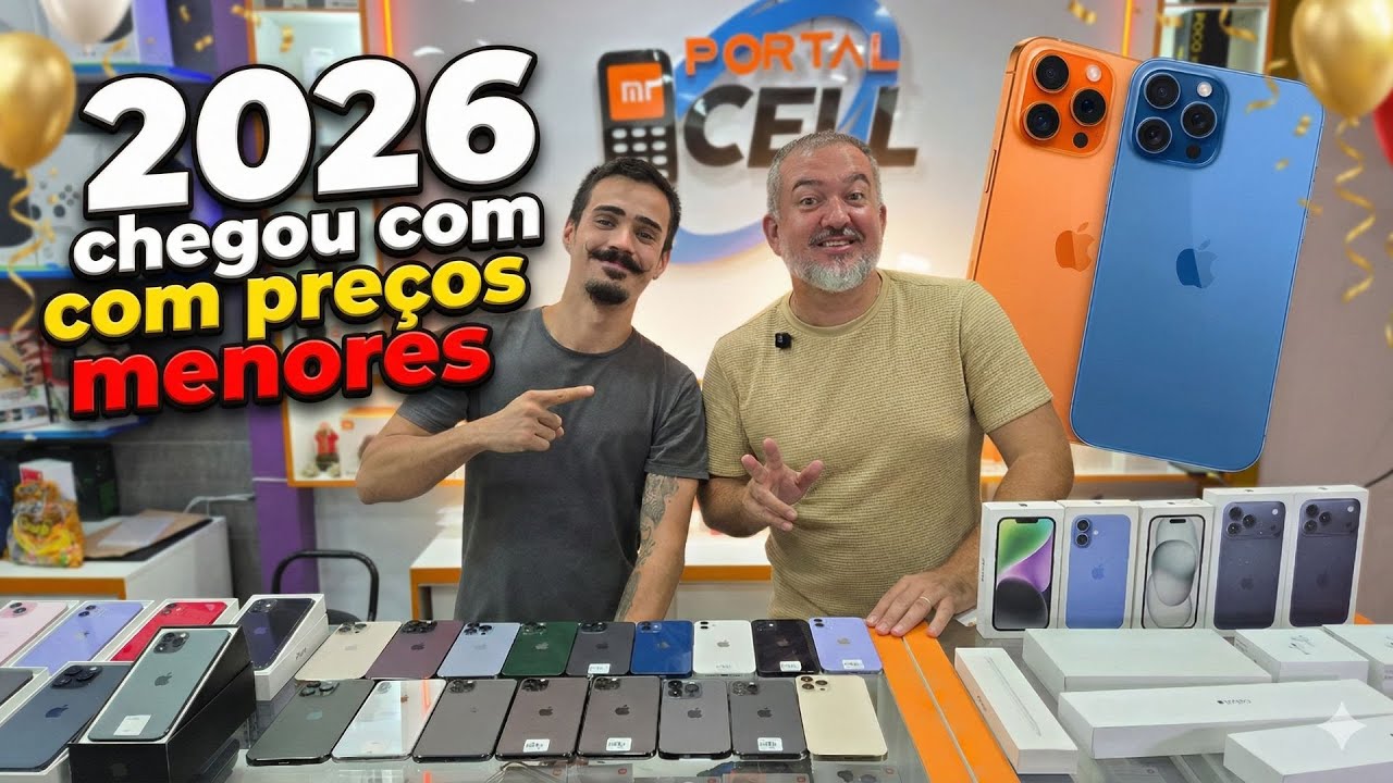 IPHONES COM PREÇOS AINDA MAIS BAIXOS EM 2026 - ATUALIZAÇÃO DE PREÇOS.