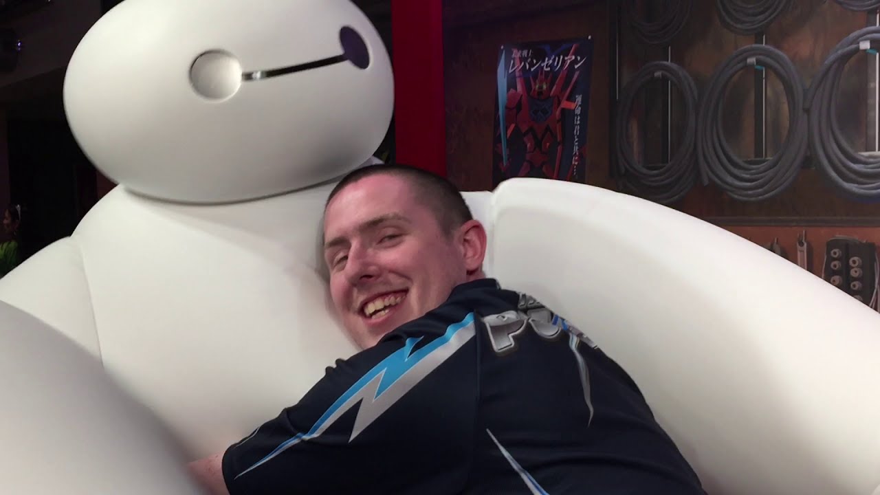 Meeting Baymax at Disney World!