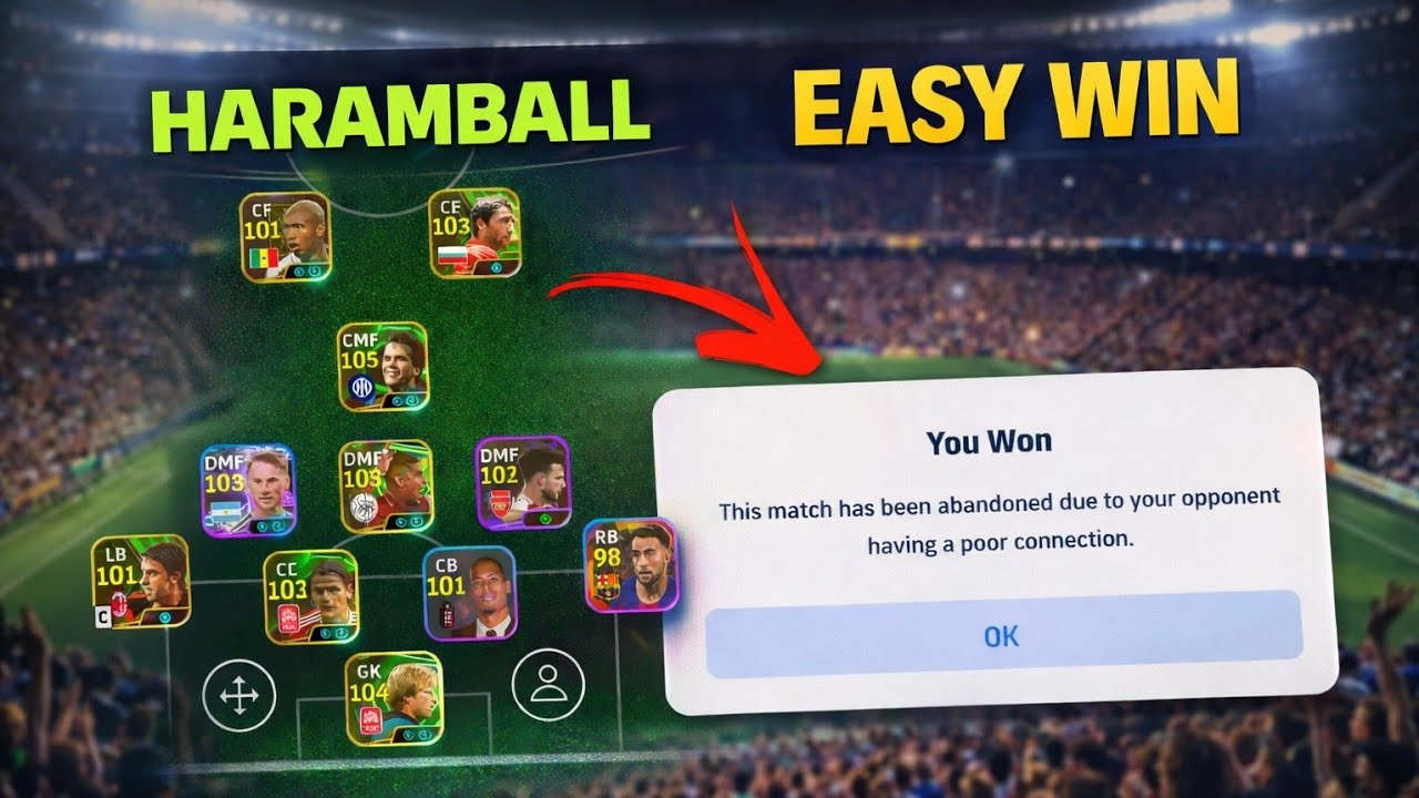Stop Losing! ❌Use This HARAMBALL Formation in eFootball!!✅