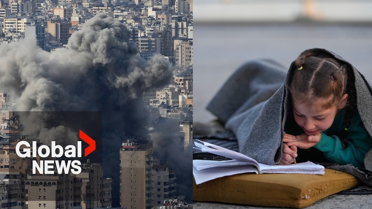 Large swath of Lebanon's population evacuates into shelters, streets as Israel wars with Hezbollah