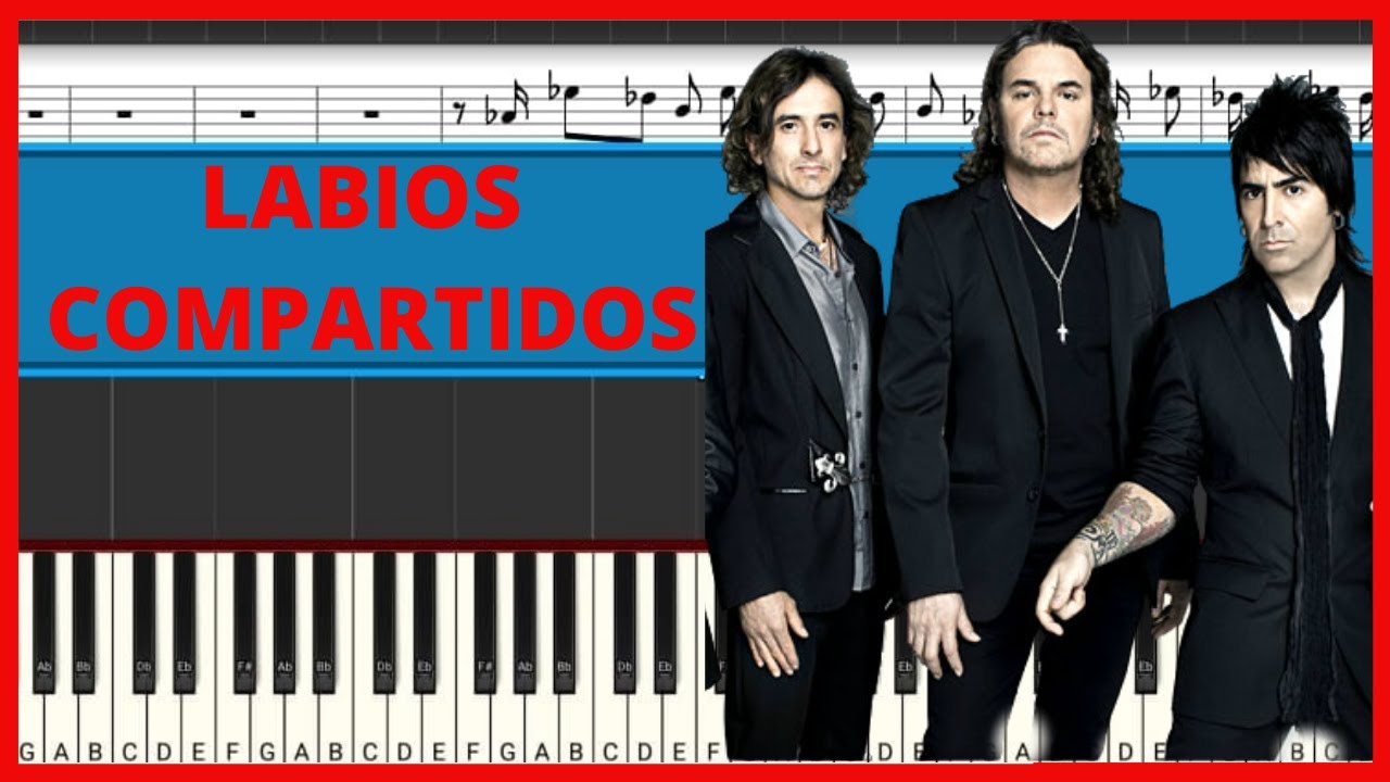 Maná - Labios Compartidos | Piano Tutorial | Midi